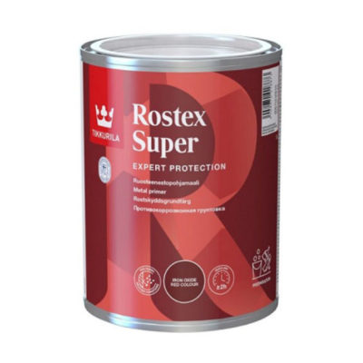 Грунт ROSTEX SUPER красно-коричневый 1л