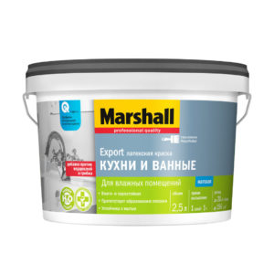 Краска Marsall для кухни и ванной