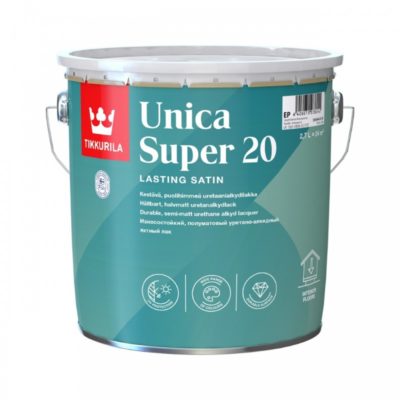 Лак UNICA супер полуматовый 2,7л