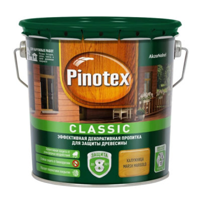 Пропитка Pinotex Classic калужница 2,7л