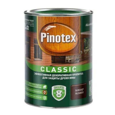 Пропитка Pinotex Classic палисандр 1л