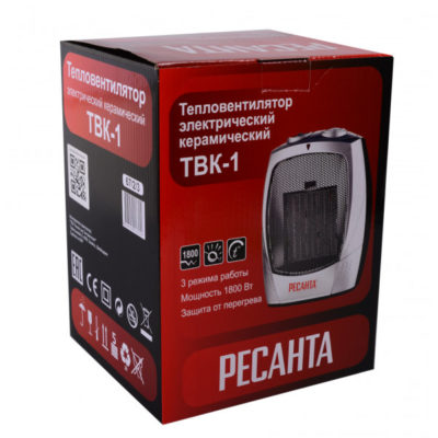 Тепловентилятор ТВК-1 Ресанта упаковка
