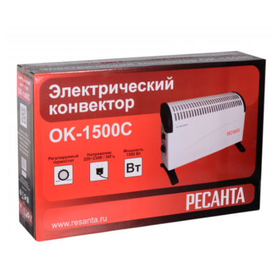 Электрический конвектор ОК-1500С упаковка